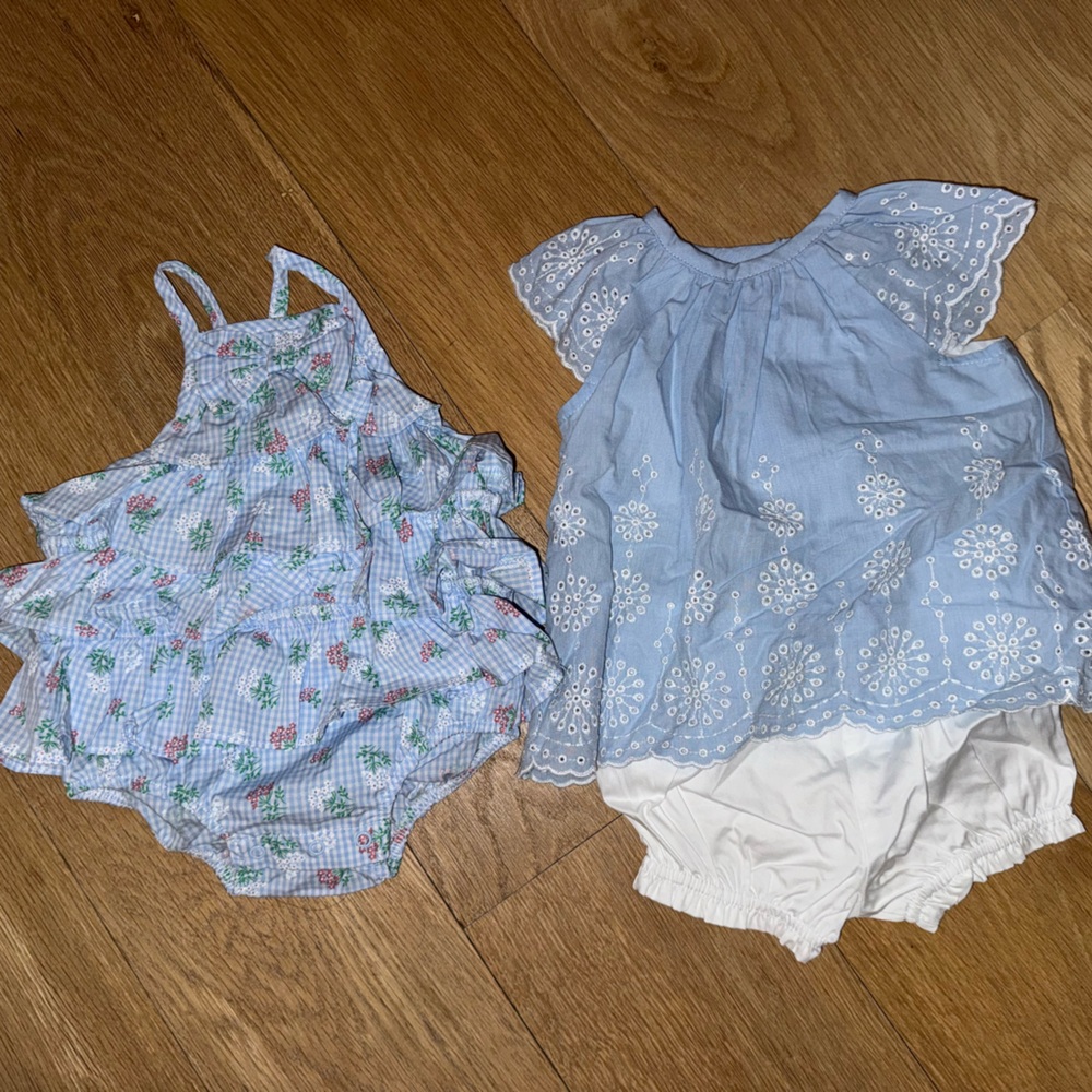 Little Me Blue Baby outfit bundle